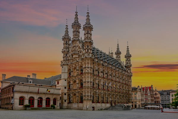 Leuven.Belgien,rathaus